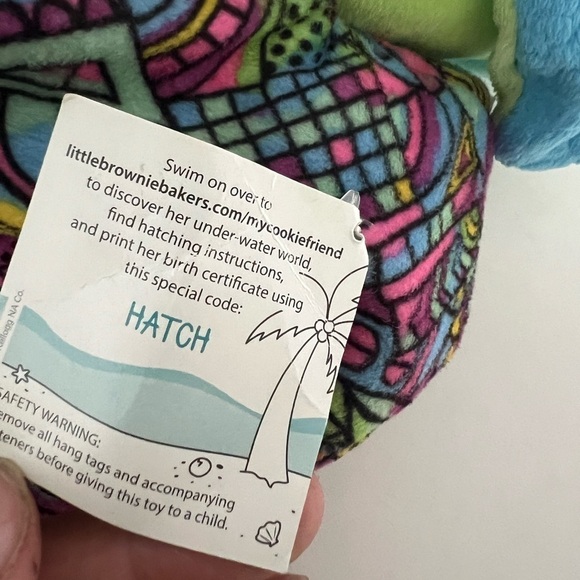 NWT Little Brownie Bakers Originals Plush Sea Turtle Hatchling - Picture 9 of 9